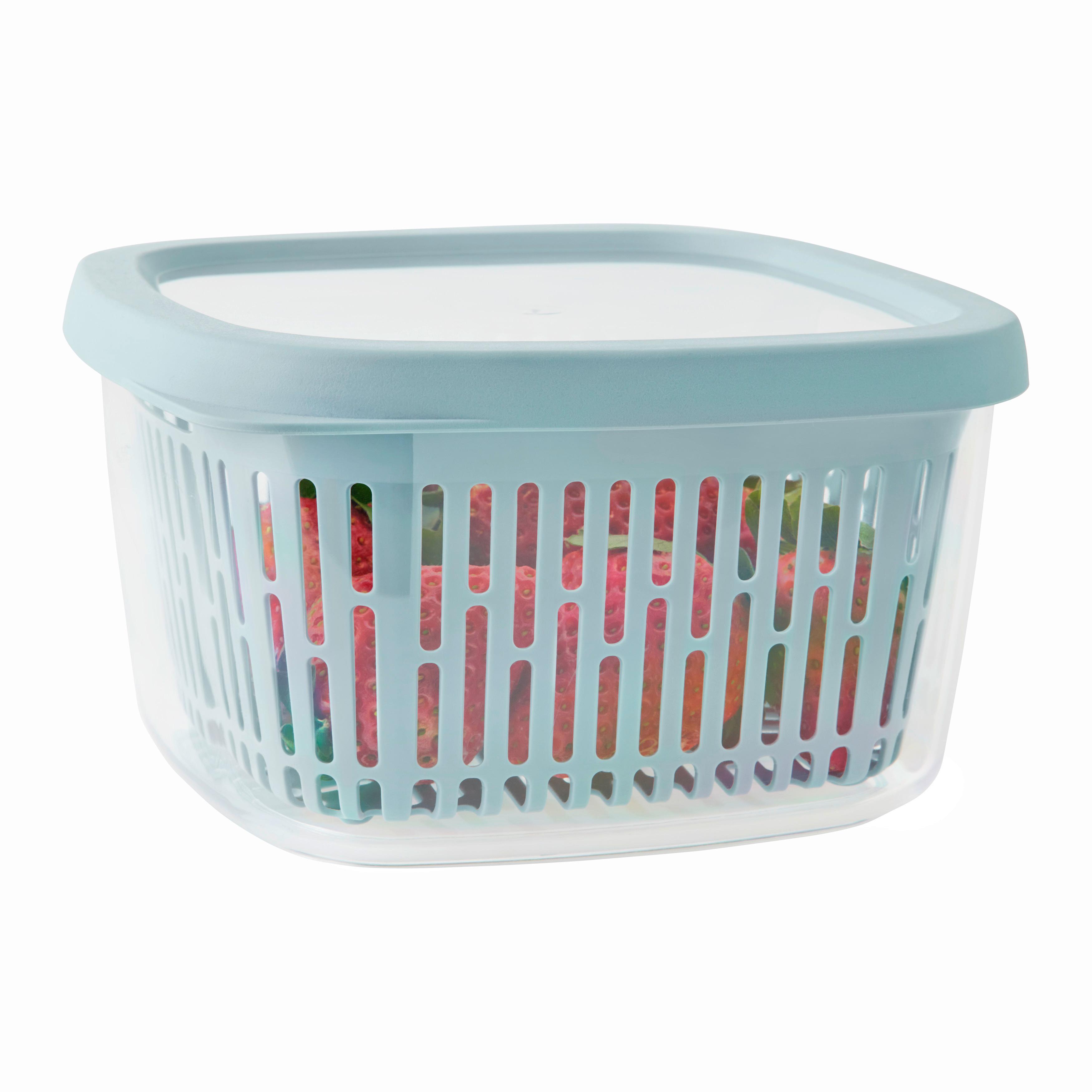 Dóza na skladovanie potravín AROMA 1,5L - svetlomodrá, Konventionell, plast (17,5/17,5/10cm) - Mömax