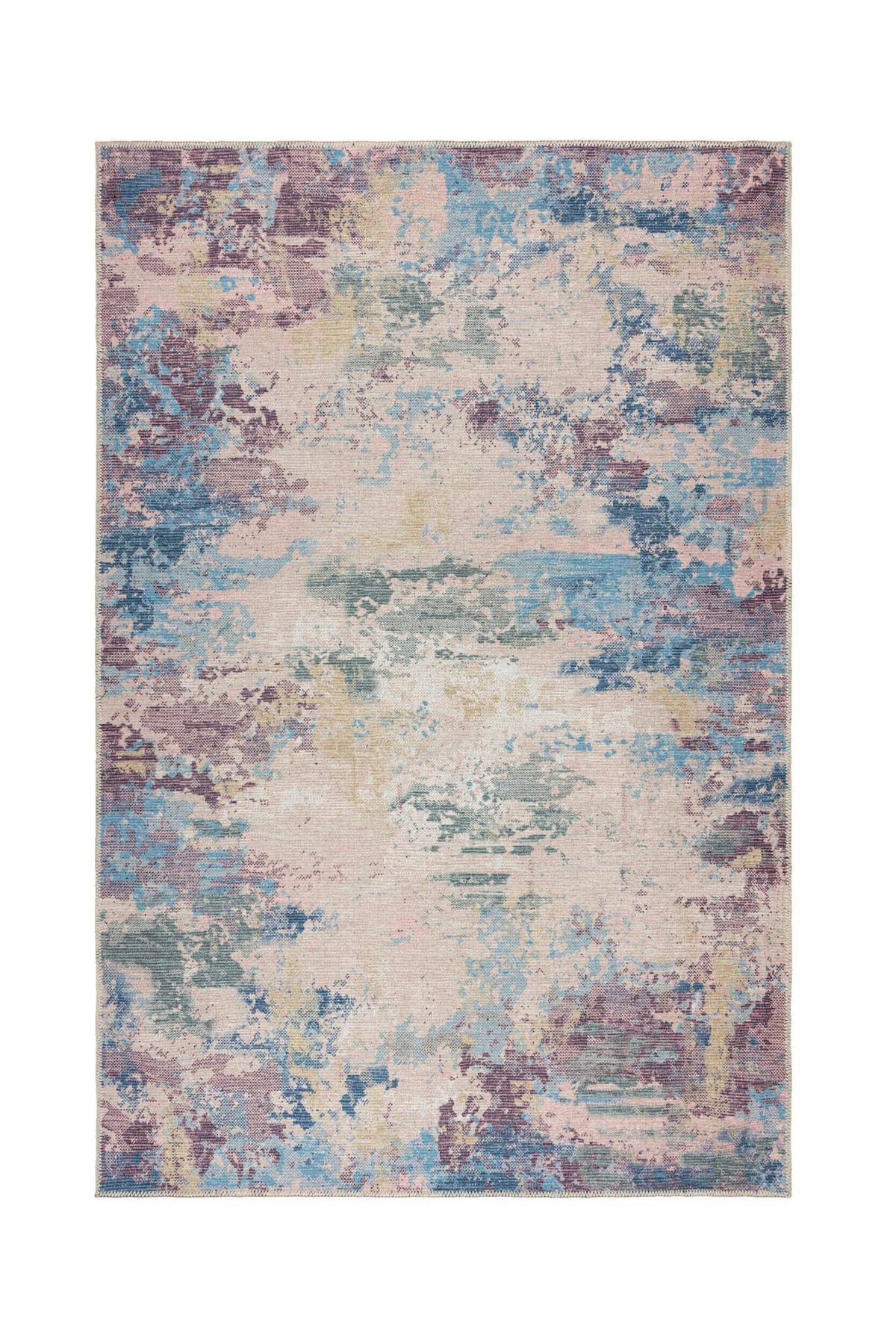 Flachwebteppich Reid Abstract Multi 120x170 - Multicolor, Basics, Textil (120/170cm)