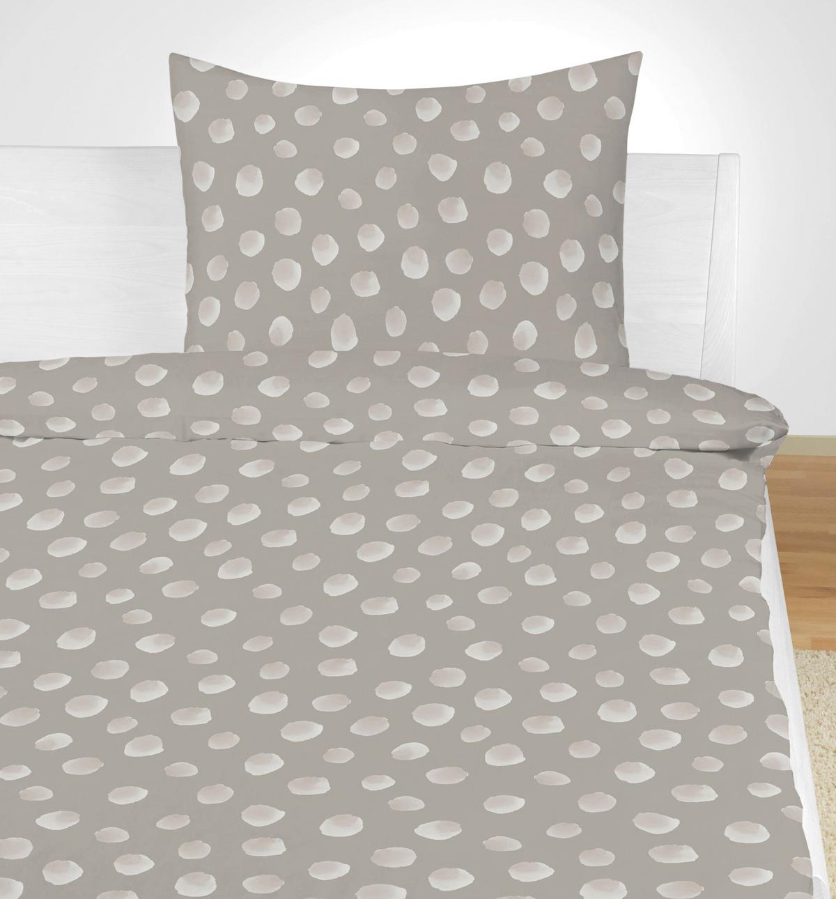 Ágyneműhuzat-garnitúra Marianne - bézs/narancs, Konventionell, textil - Ondega