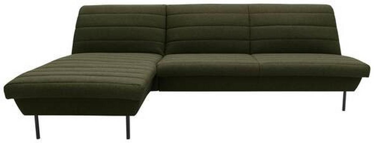Ecksofa Looks Ix - Schwarz/Grün, Design, Textil (168/274cm) - LOOKS by W.Joop