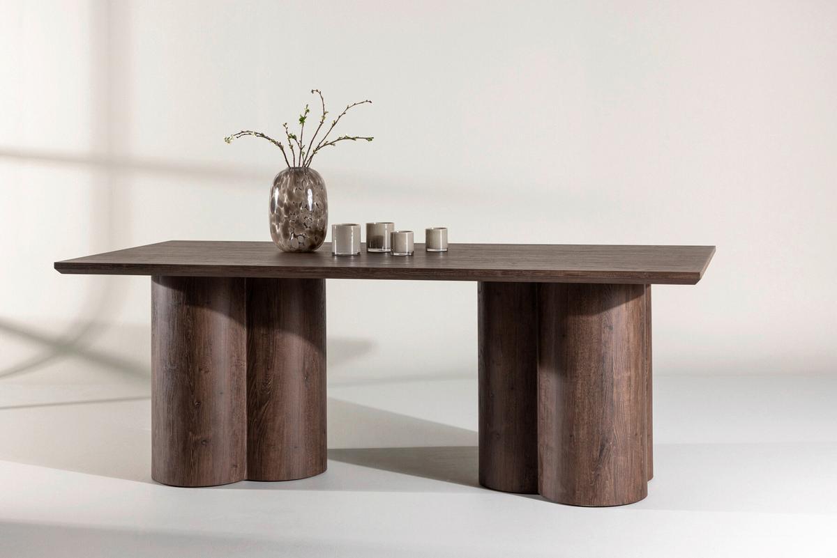 ESSTISCH Olivia, Braun B: 210 cm - Braun, MODERN, Holz (210/100/75cm) - Livetastic