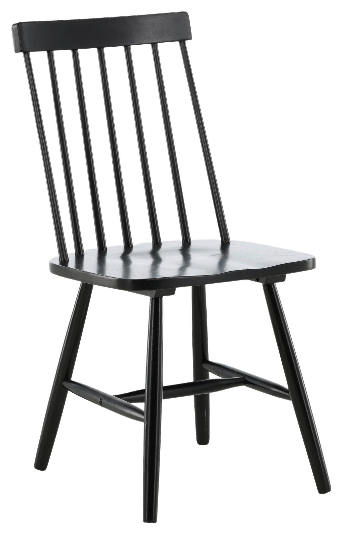 Stuhl-set Lönneberga - Schwarz, Design, Holz (43/87/55cm) - Livetastic