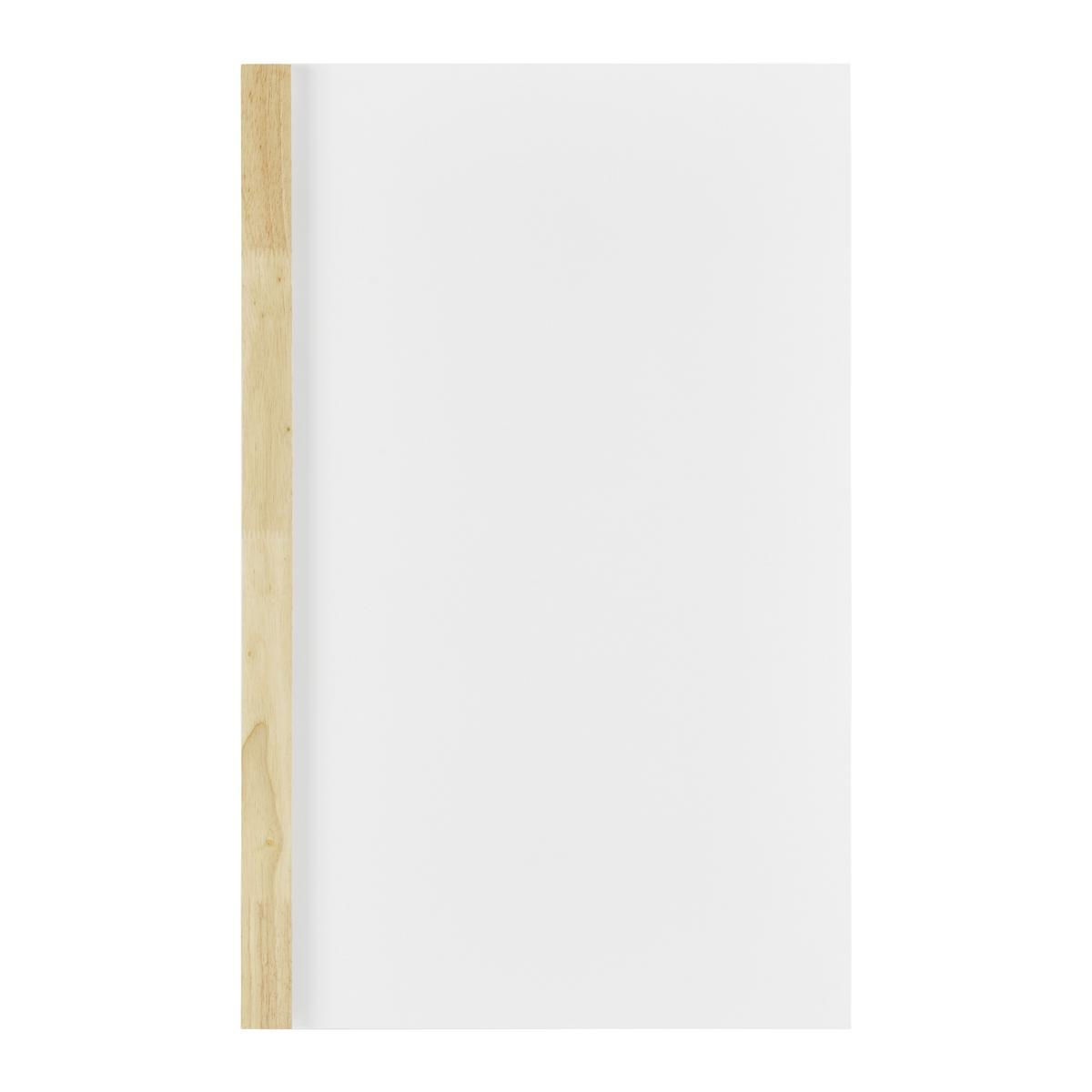 Závěsná skřiňka RICO - bílá/přírodní barvy, Moderní, dřevo (42/66/20cm) - Bessagi Home