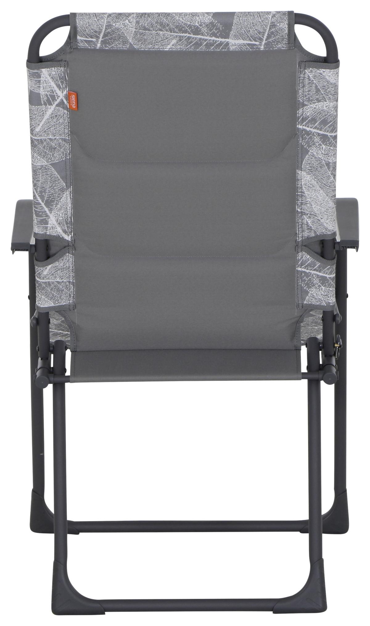 Campingsessel Klappbar Mit Armlehnen - Anthrazit/Grau, KONVENTIONELL, Textil/Metall (55/99/73cm) - Siena Garden