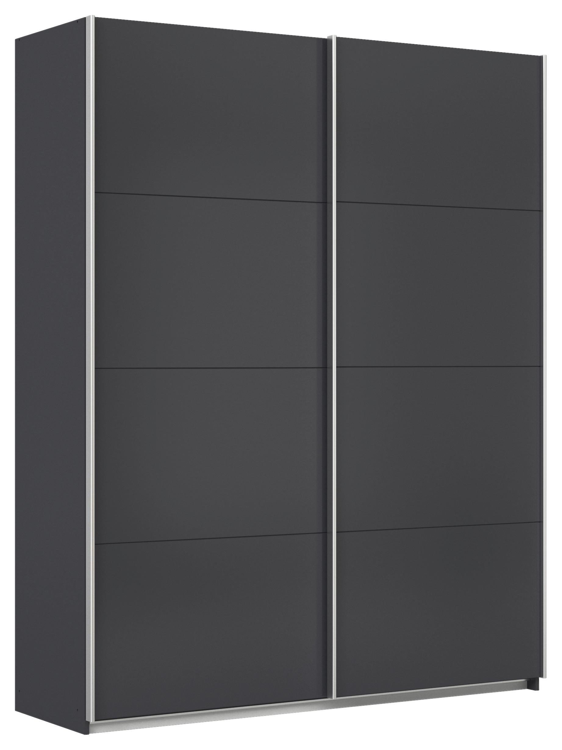 Tolóajtós Szekrény Feldkirch 181/229 Cm - antracit, Modern, faalapú anyag (181/229/62cm)