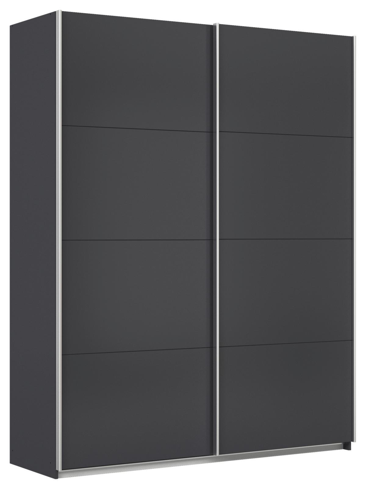 Tolóajtós Szekrény Feldkirch 181/229 Cm - antracit, Modern, faalapú anyag (181/229/62cm)
