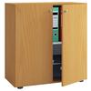 Aktenschrank Lona Buche Dekor B: 70 cm - Buchefarben/Nussbaumfarben, Basics, Holzwerkstoff (70/74/39cm) - MID.YOU