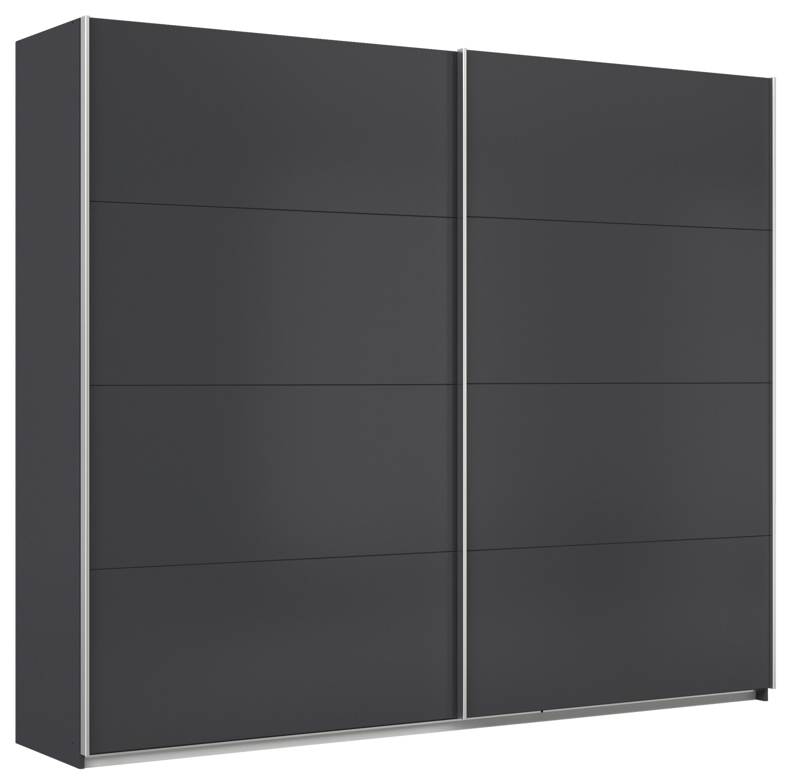 Schwebetürenschrank Feldkirch 271 Maxihöhe - Anthrazit, MODERN, Holzwerkstoff (271/229/62cm)