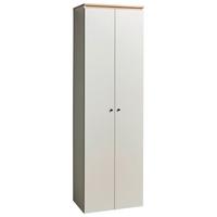 Előszobaszekrény Lime 60/196cm - kasmírszínű/tölgyfa színű, Trend, faalapú anyag (60/196/38cm) - Livetastic