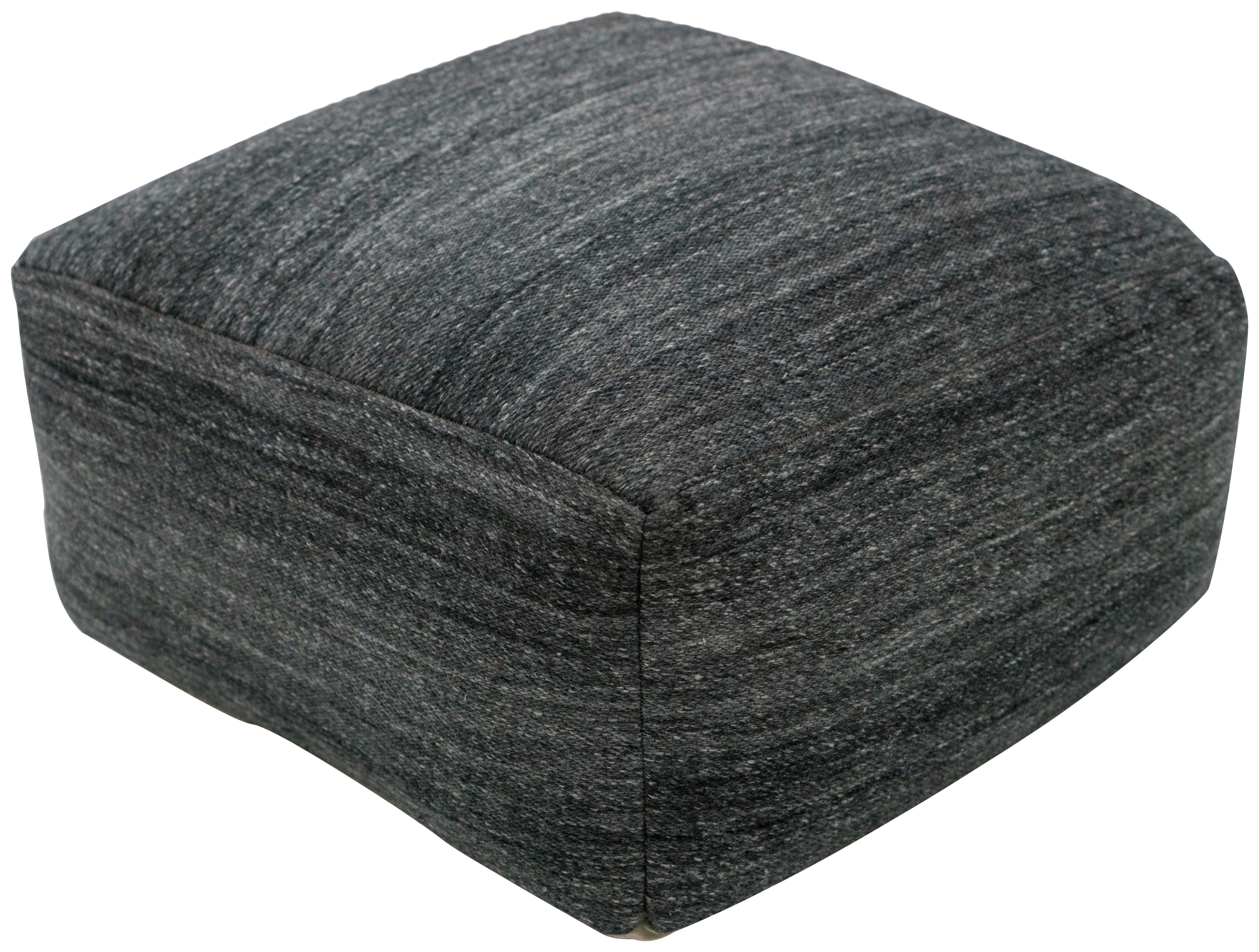Pouf Phoenix, Anthrazit B: 45 cm - Anthrazit, Design, Textil (45/46/45cm) - Kayoom