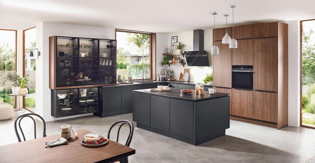 Einbauküche Riga Frei Planbar Modernes Design - MODERN, Holzwerkstoff - Vertico