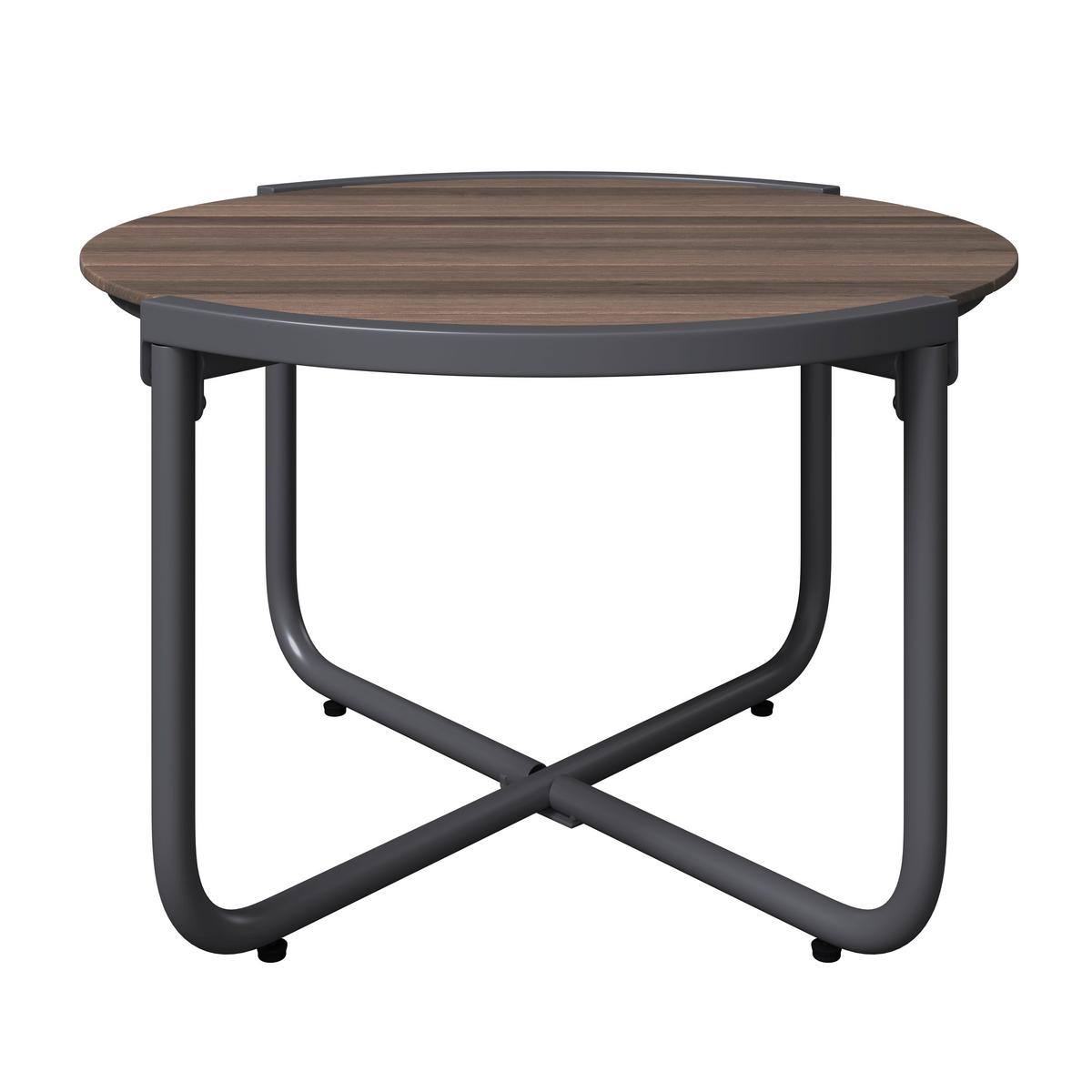 Loungegarnitur Bastia - Schwarz/Grau, MODERN, Glas/Holz (135/263cm) - Beldano