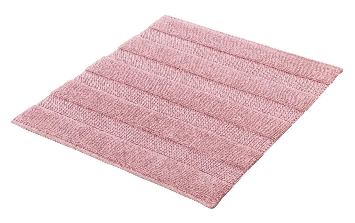 Wc-vorleger Tikka Rosa 55x65 Cm Waschbar - Rosa, Basics, Textil (55/65cm) - Kleine Wolke