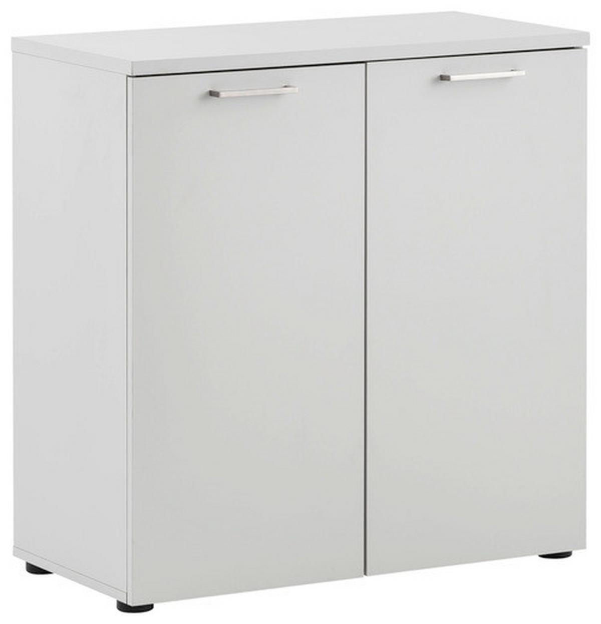 Aktenschrank Serie1500 80,2cm Holzwerkstoff/metall Hellgrau - Hellgrau, KONVENTIONELL, Holzwerkstoff (80,2/84,2/41cm) - MID.YOU