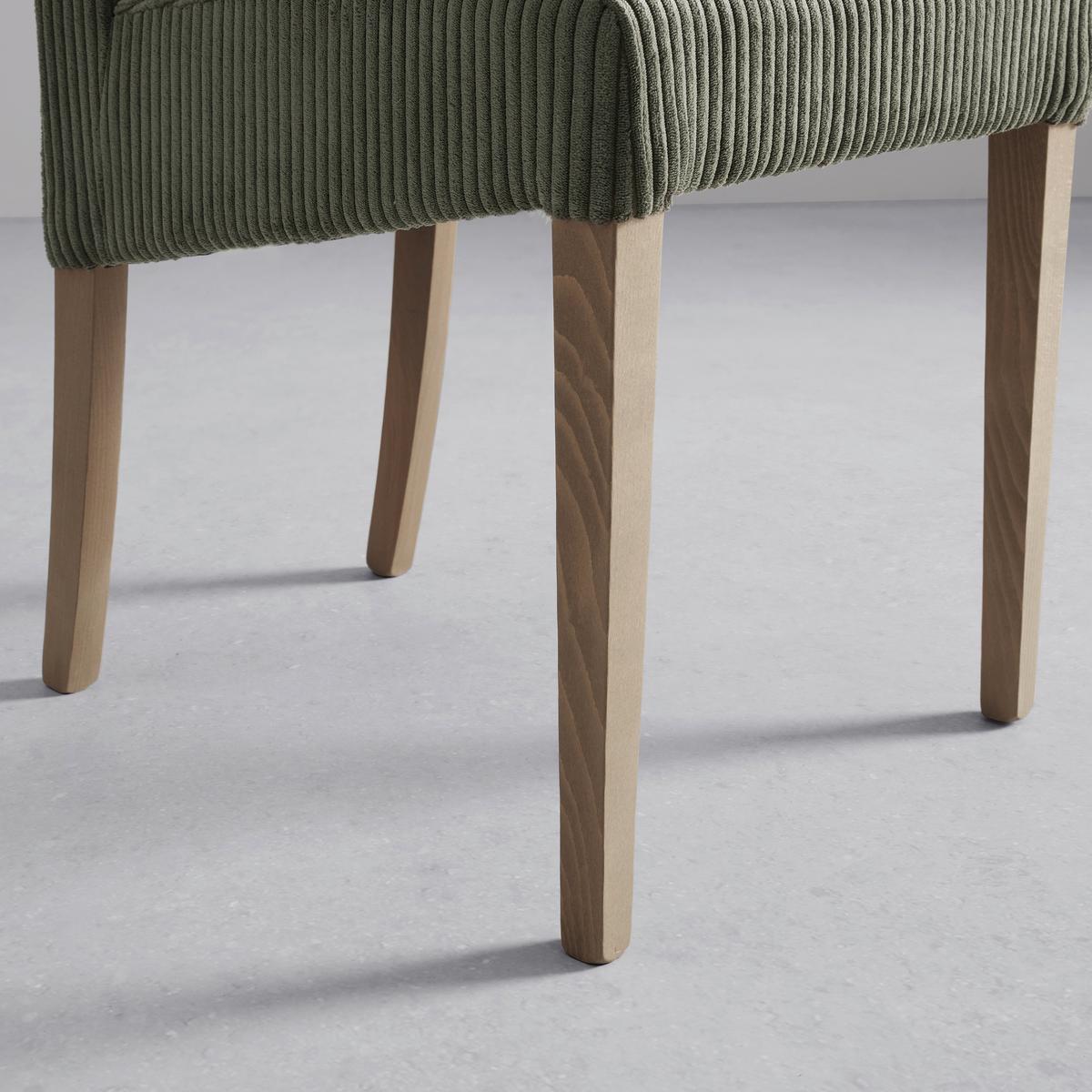 ŽIDLE ROKO - barvy dubu/zelená, Moderní, dřevo/textil (46/101/62cm) - Mömax