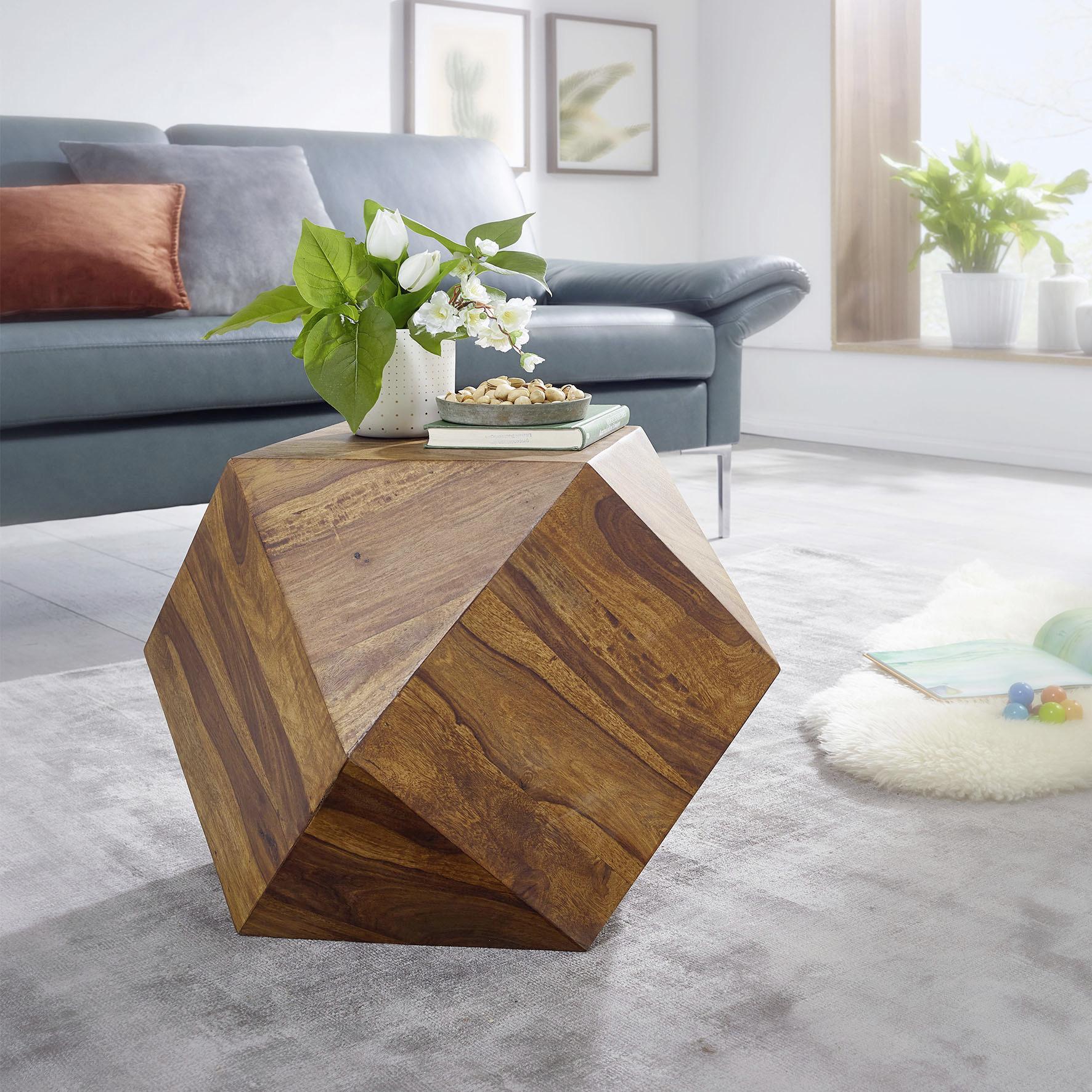 Konferenčný stolík STYLE - farba indického palisandra, Modern, drevo (57/42,50/57cm) - MID.YOU