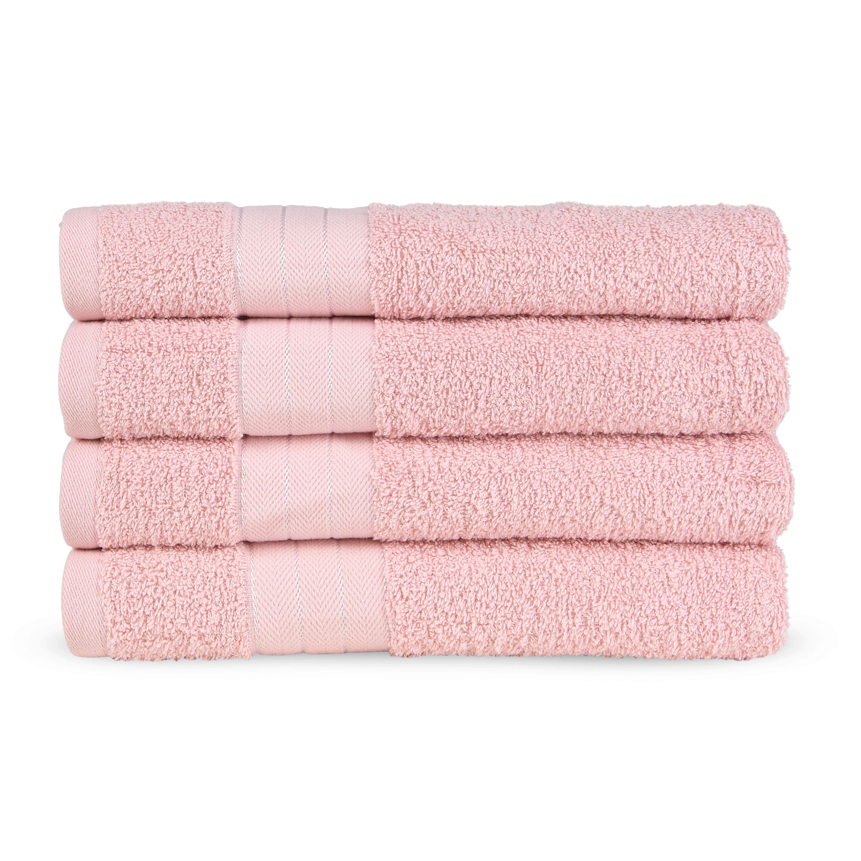 Handtuchset Rosa 4 Stück - Basics, Textil (50/100cm)