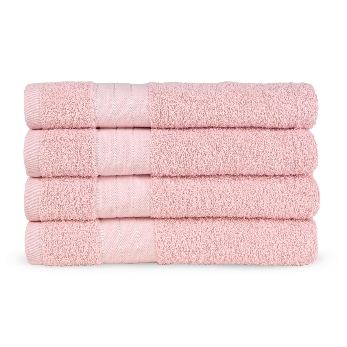 Handtuchset Rosa 4 Stück - Basics, Textil (50/100cm)