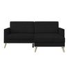 Ecksofa Carini - Eichefarben/Creme, Basics, Textil (222/152cm)