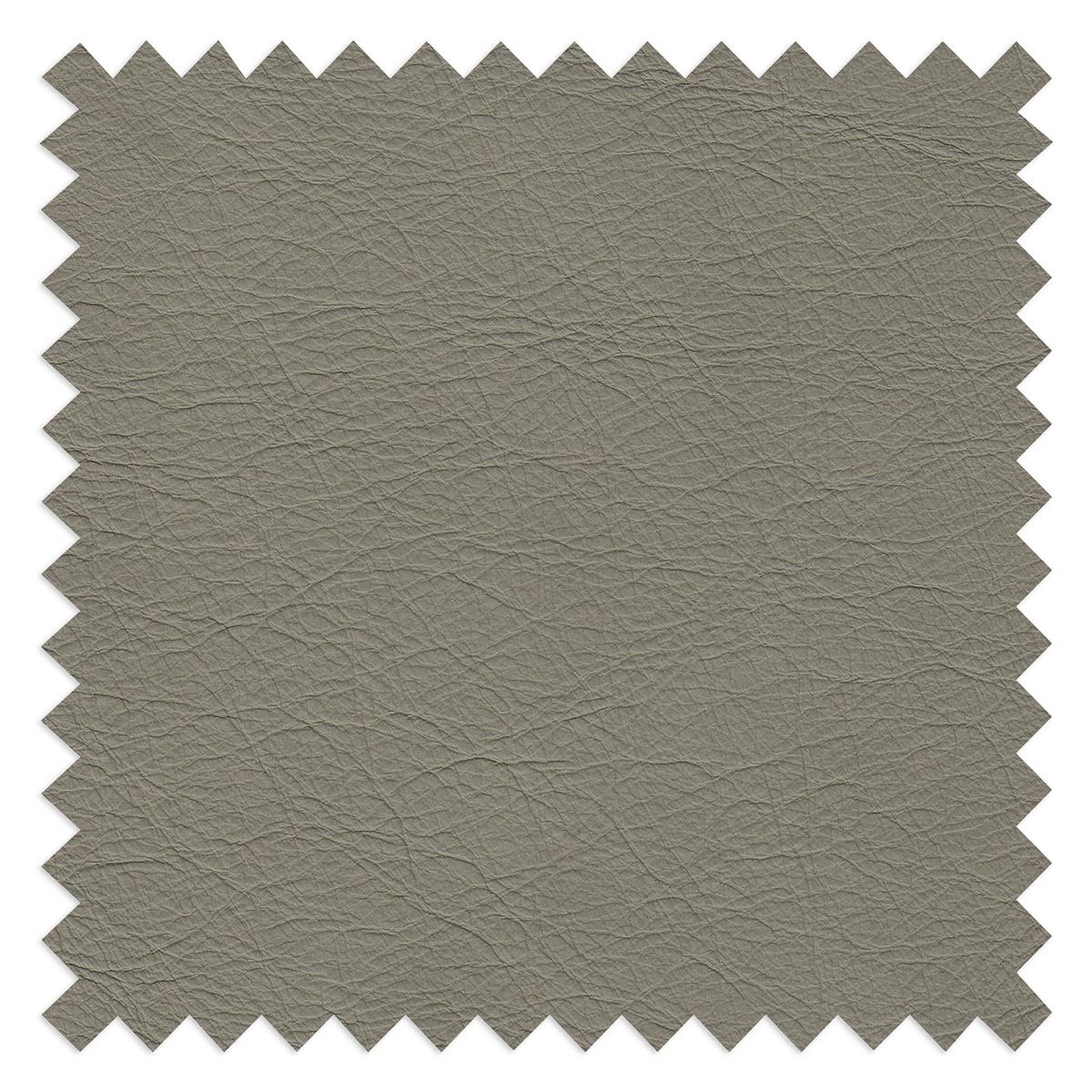 3-Sitzer-Sofa Spring Schwarz Chrom B: 207 cm - Chromfarben/Grau, Design, Leder (207/85/92cm) - Livetastic