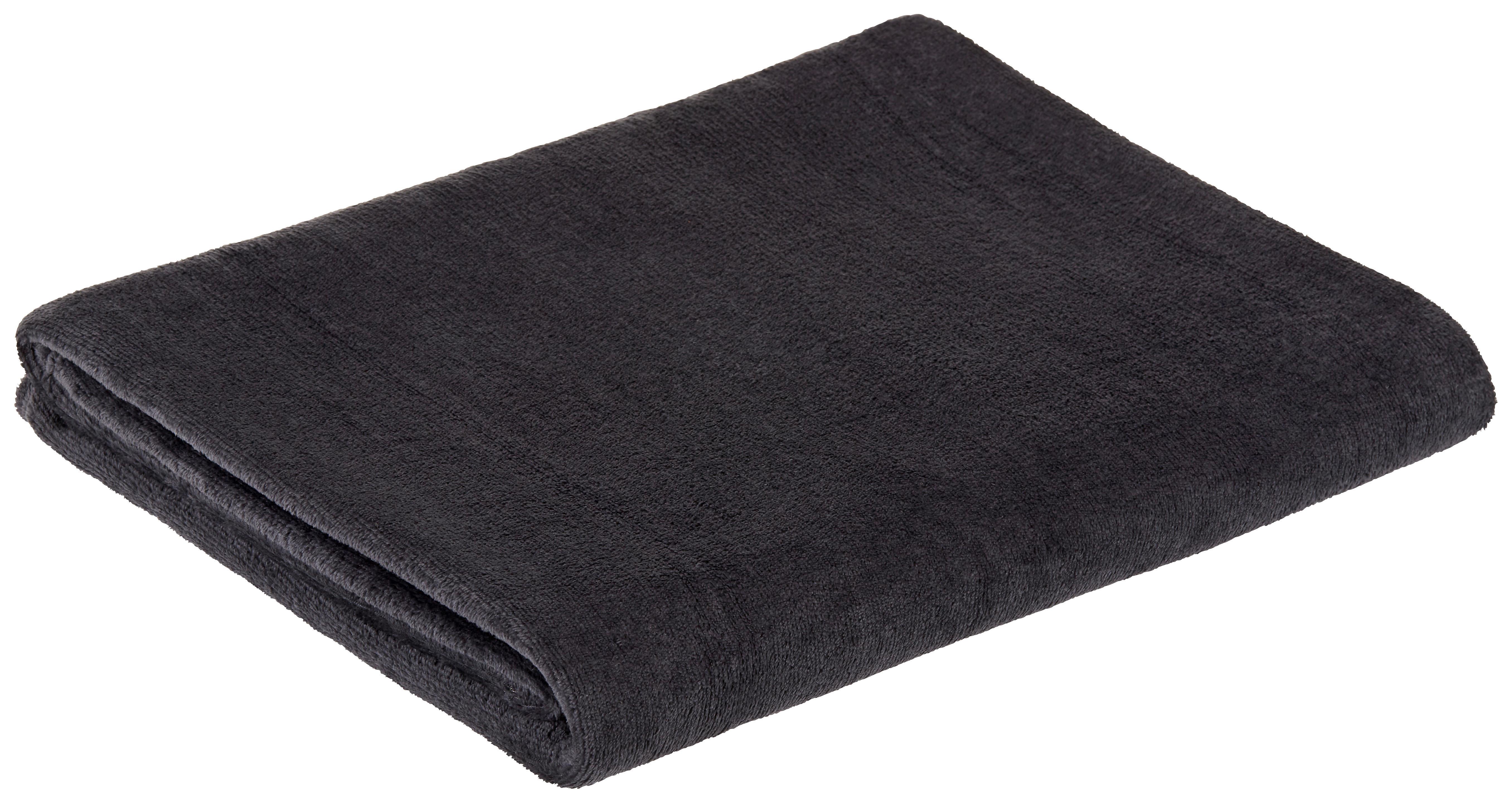 Kuscheldecke Marlies Dunkelgrau 150x200 cm - Dunkelgrau, MODERN, Textil (150/200cm) - Luca Bessoni