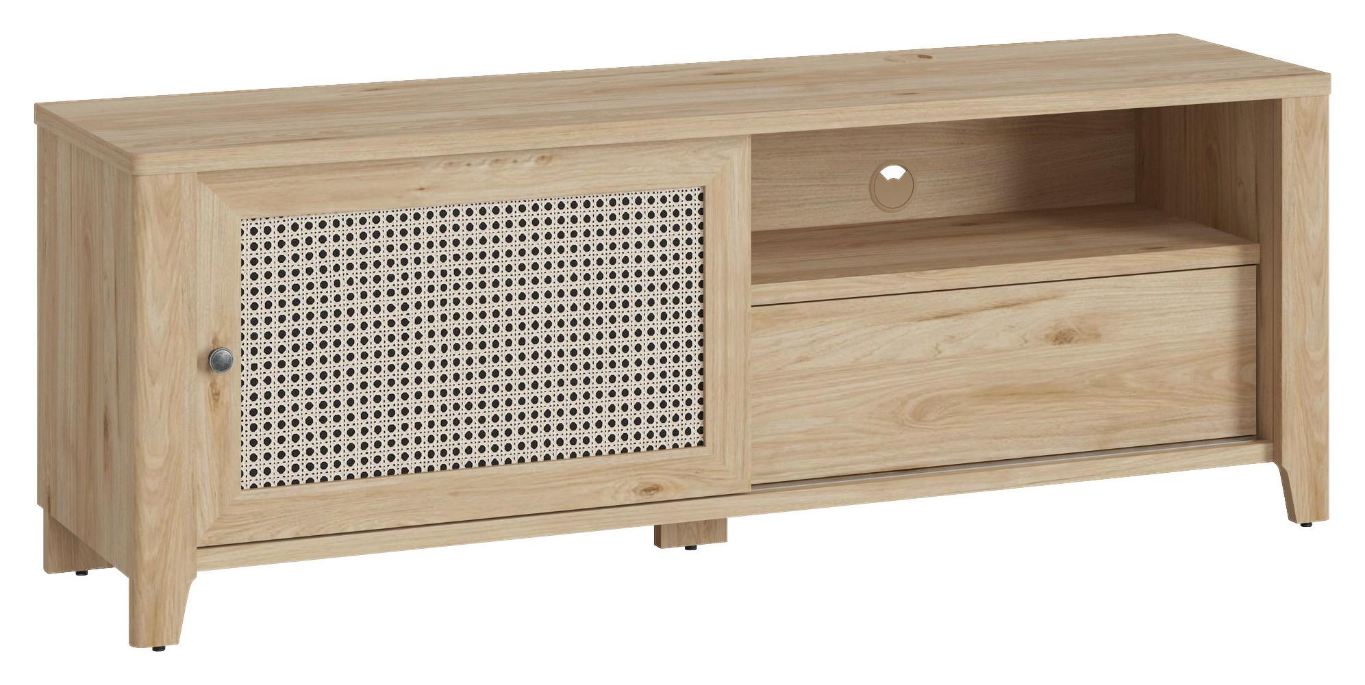 Tv-szekrény Cestino - Modern, faalapú anyag (157,8/57,2/42cm)