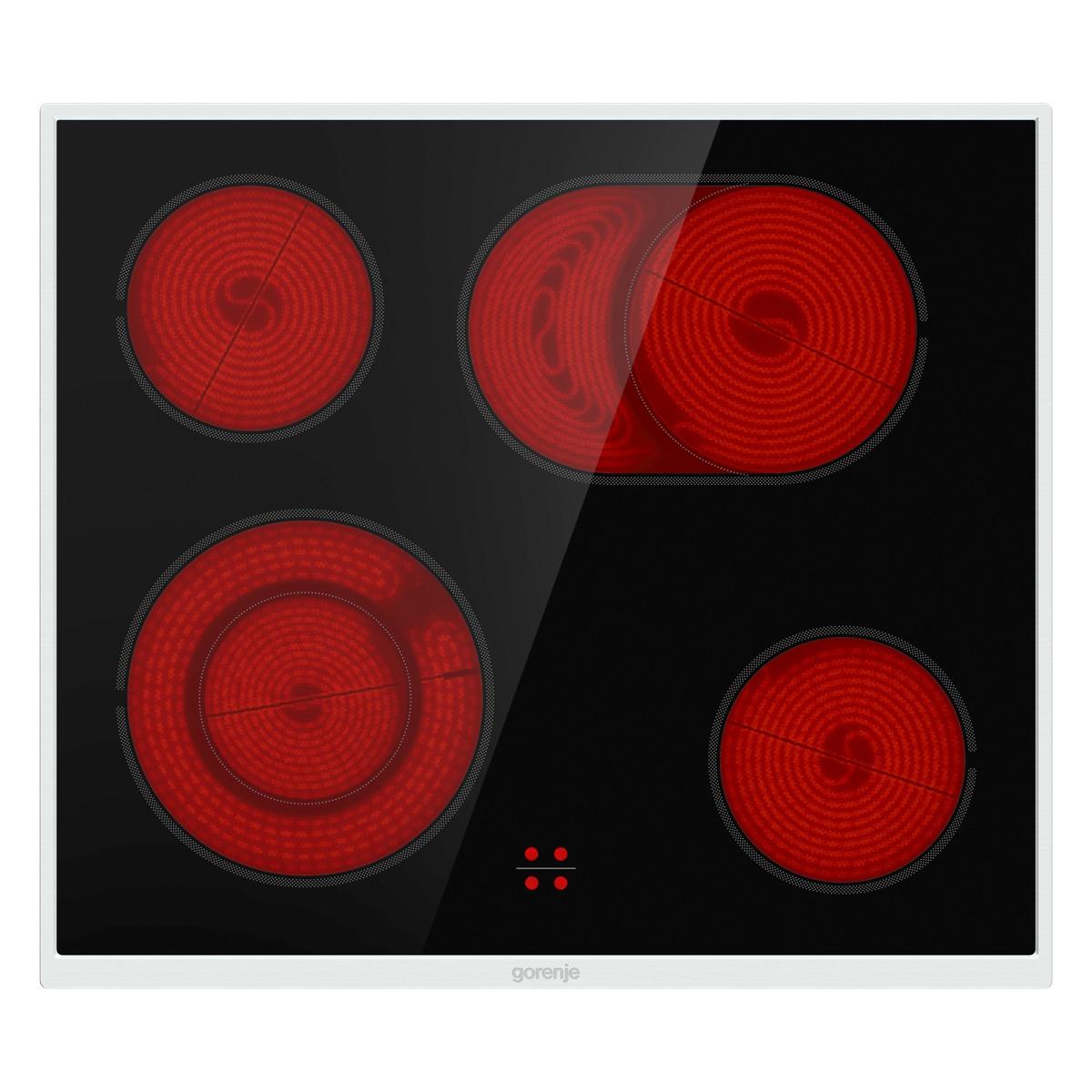 Einbauherd-set B: 59,5 Cm Elektro-Glaskeramik Mit Timer - Schwarz Hochglanz, Basics (59,5/59,5/56,4cm) - Gorenje
