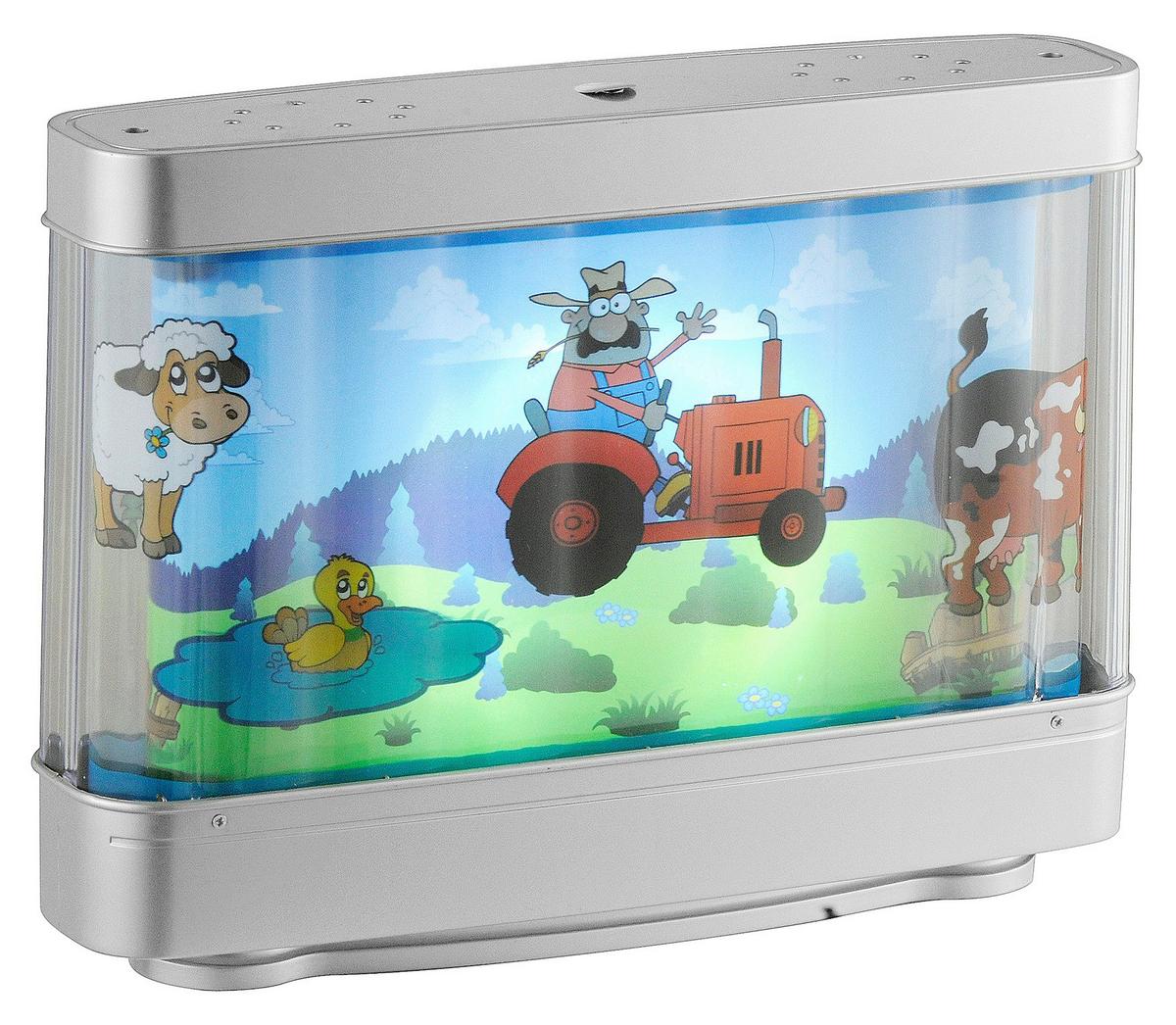 DEKORAČNÍ LED SVÍTIDLO FARMER - barvy stříbra, kov/plast (31/8/23cm) - Paul Neuhaus