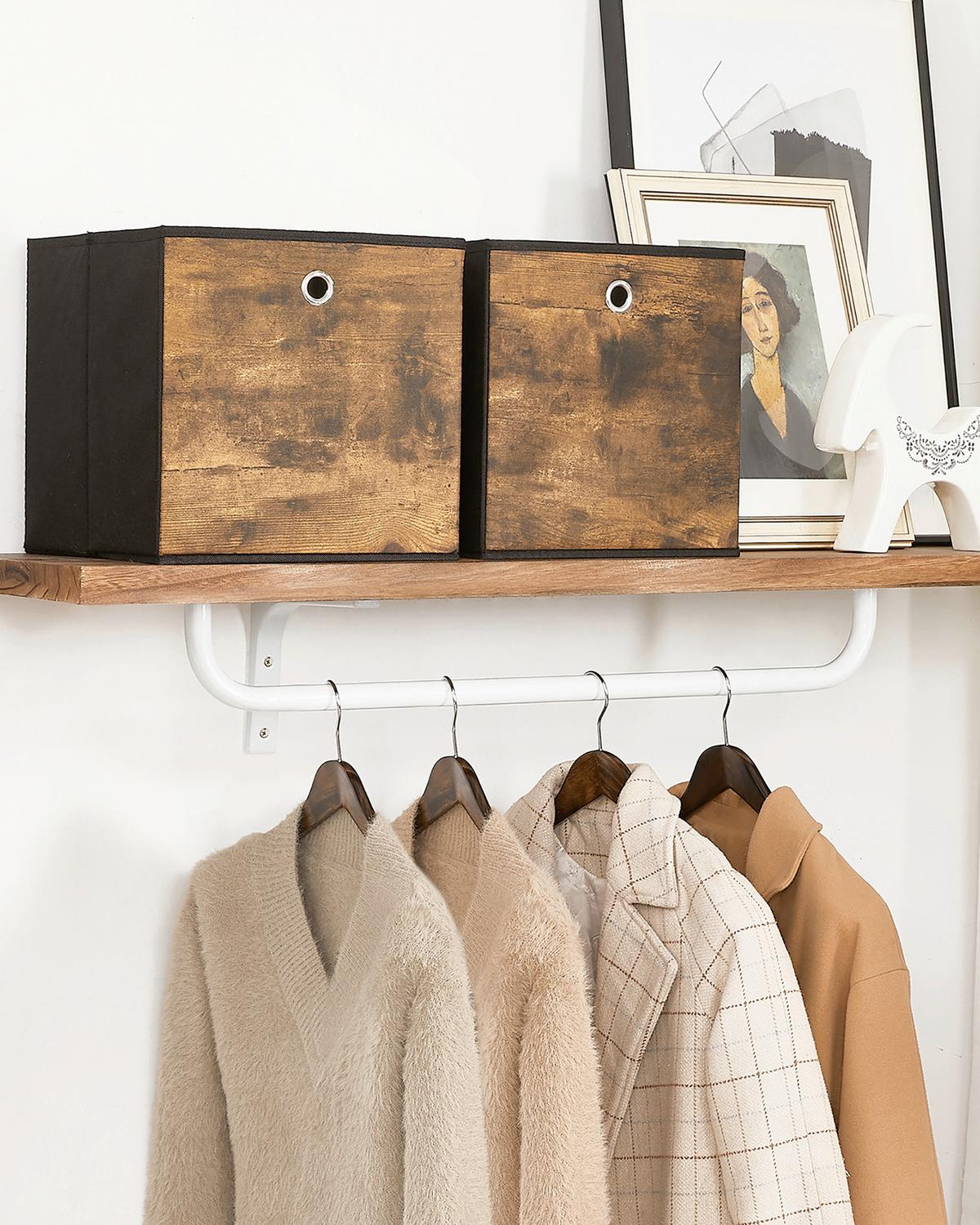 Faltbox Beige B: 30cm - Beige, Basics, Textil (30/30/30cm)