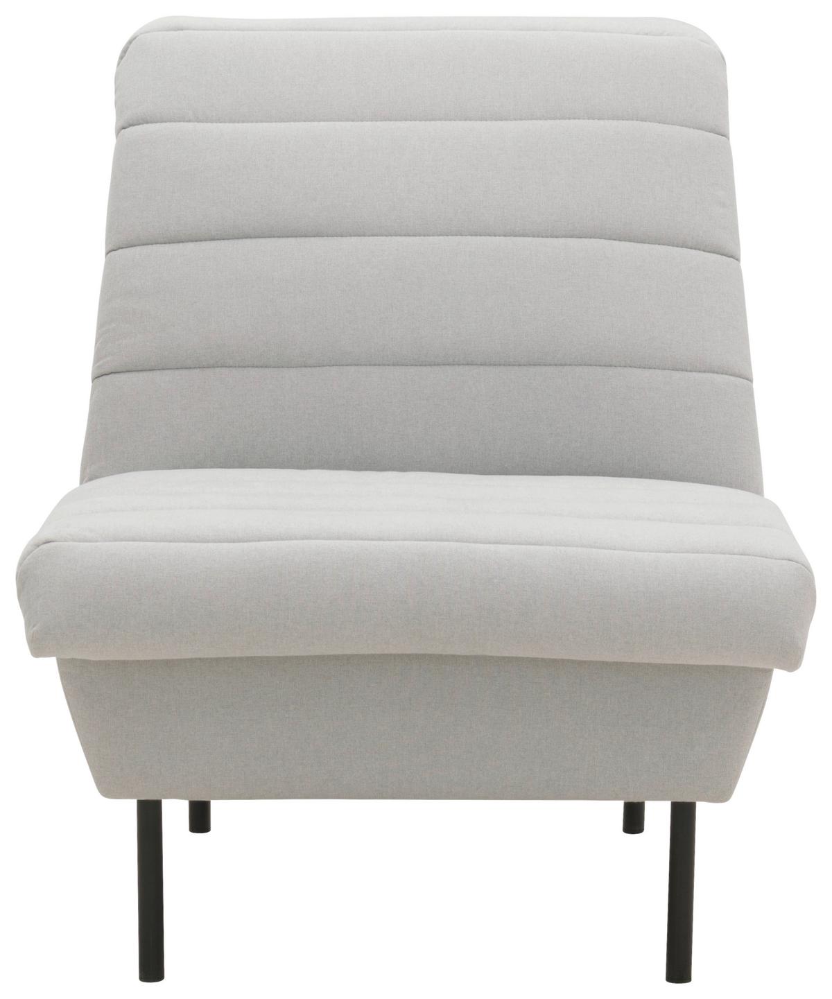 Sessel Looks Ix - Silberfarben/Schwarz, Design, Textil (72/92/103cm) - LOOKS by W.Joop