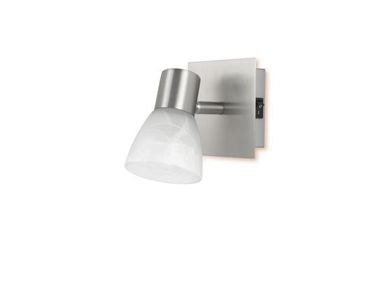 Strahler Katrin - Weiß, KONVENTIONELL, Glas/Metall (10/13/10cm) - Ombra Strahler Katrin - Weiß, KONVENTIONELL, Glas/Metall (10/13/10cm) - Ombra