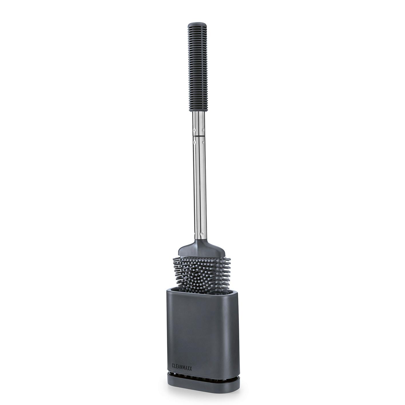 WC-BÜRSTE CLEANMAXX - Edelstahlfarben/Grau, Basics, Kunststoff/Metall (11,50/6,50/43cm) - CLEANMAXX