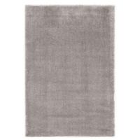 Hochflorteppich Royal Shaggy Grau 65x130 cm - Grau, Basics, Textil (65/130cm) - Novel