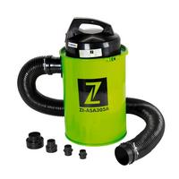 Absauganlage Zi-asa305a 50 L + Versch. Anschlussadapter - Grün, Basics, Metall (40,7/62,3/37,5cm) - Zipper