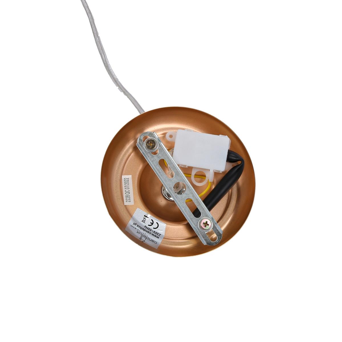 Pendelleuchte 31-09241 Prima Gold - Goldfarben/Schwarz, KONVENTIONELL, Kunststoff/Metall (35/35/120cm)