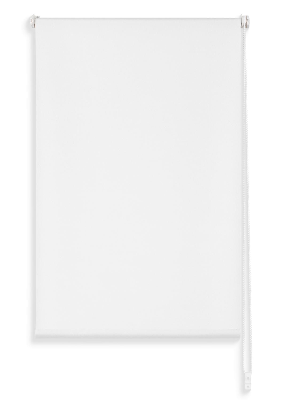 Verdunkelungsrollo Sarah Lichtundurchlässig 90x210 cm - Weiß, MODERN, Kunststoff (90/210cm) - Luca Bessoni