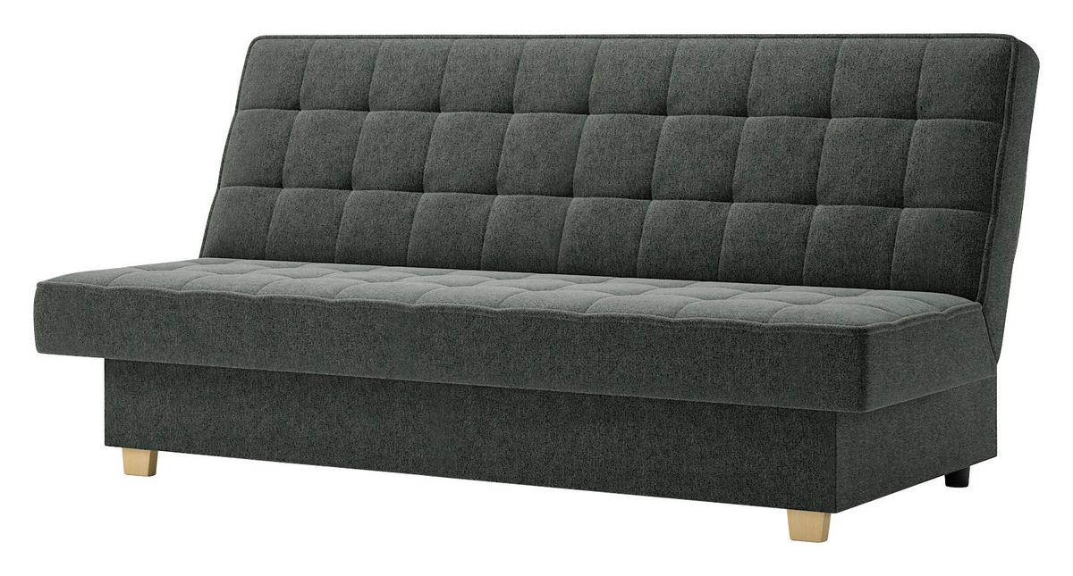 Schlafsofa Miko Grau B: 192 cm - Grau, Design, Textil (192/92/95cm) - MID.YOU