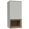 Hängeelement Las Vegas Seidengrau/Eiche Dekor B: 40cm - Eiche dunkel/Grau, MODERN, Holzwerkstoff (40/88/37cm) - Vertico