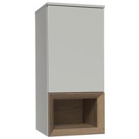 Hängeelement Las Vegas Seidengrau/Eiche Dekor B: 40cm - Eiche dunkel/Grau, MODERN, Holzwerkstoff (40/88/37cm) - Vertico