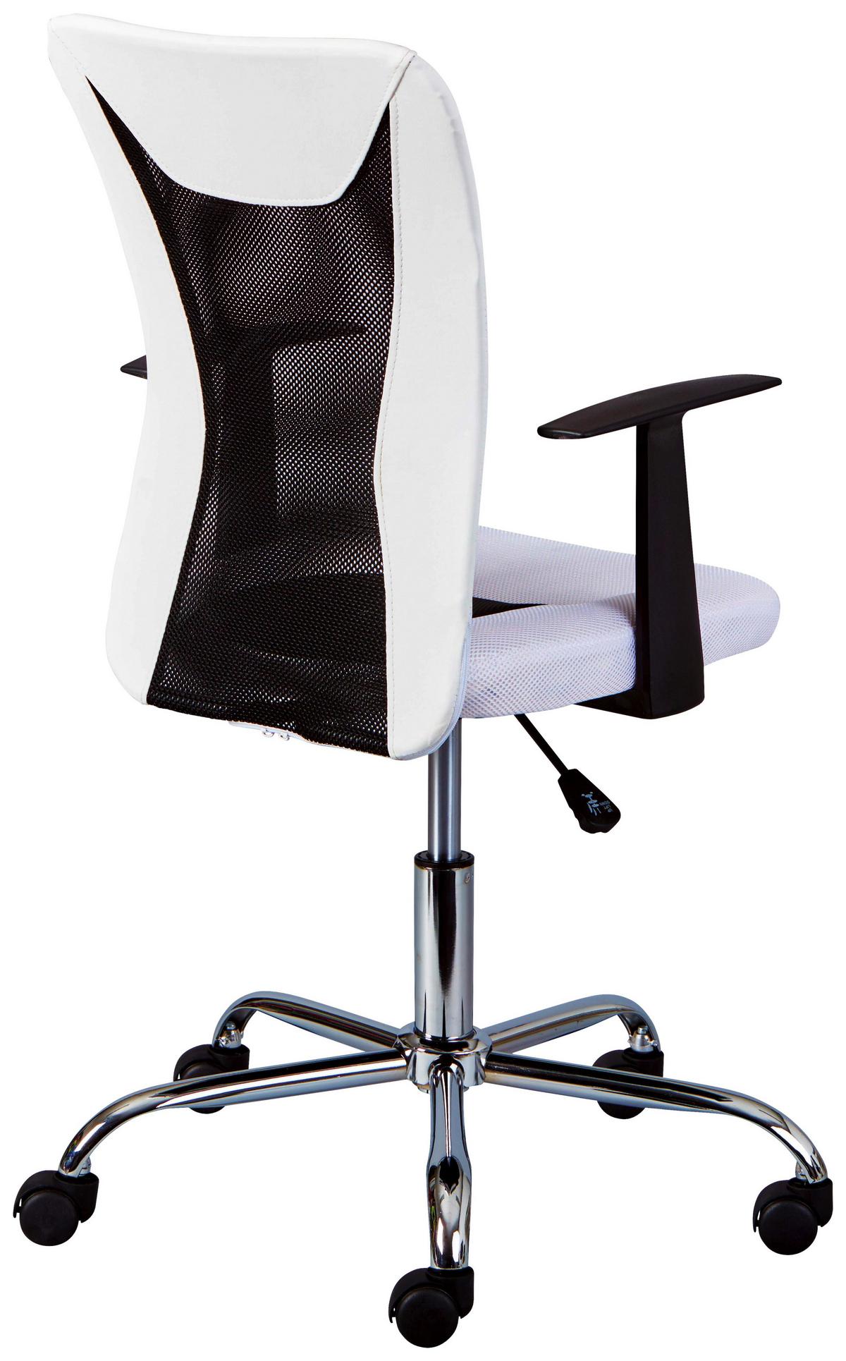 Forgószék Donny - krómszínű/fekete, Konventionell, műanyag/textil (55/85/55cm) - MID.YOU