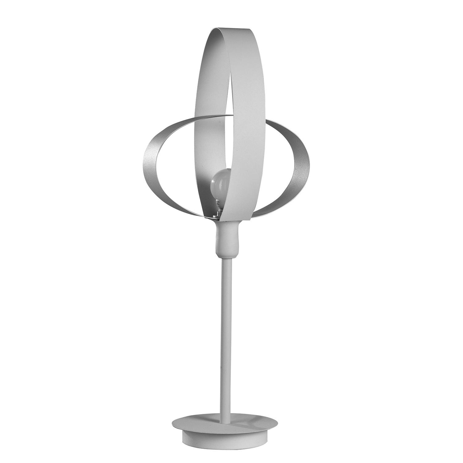 Tischleuchte 4735/Lg - Weiß, Design, Metall (25/62cm)