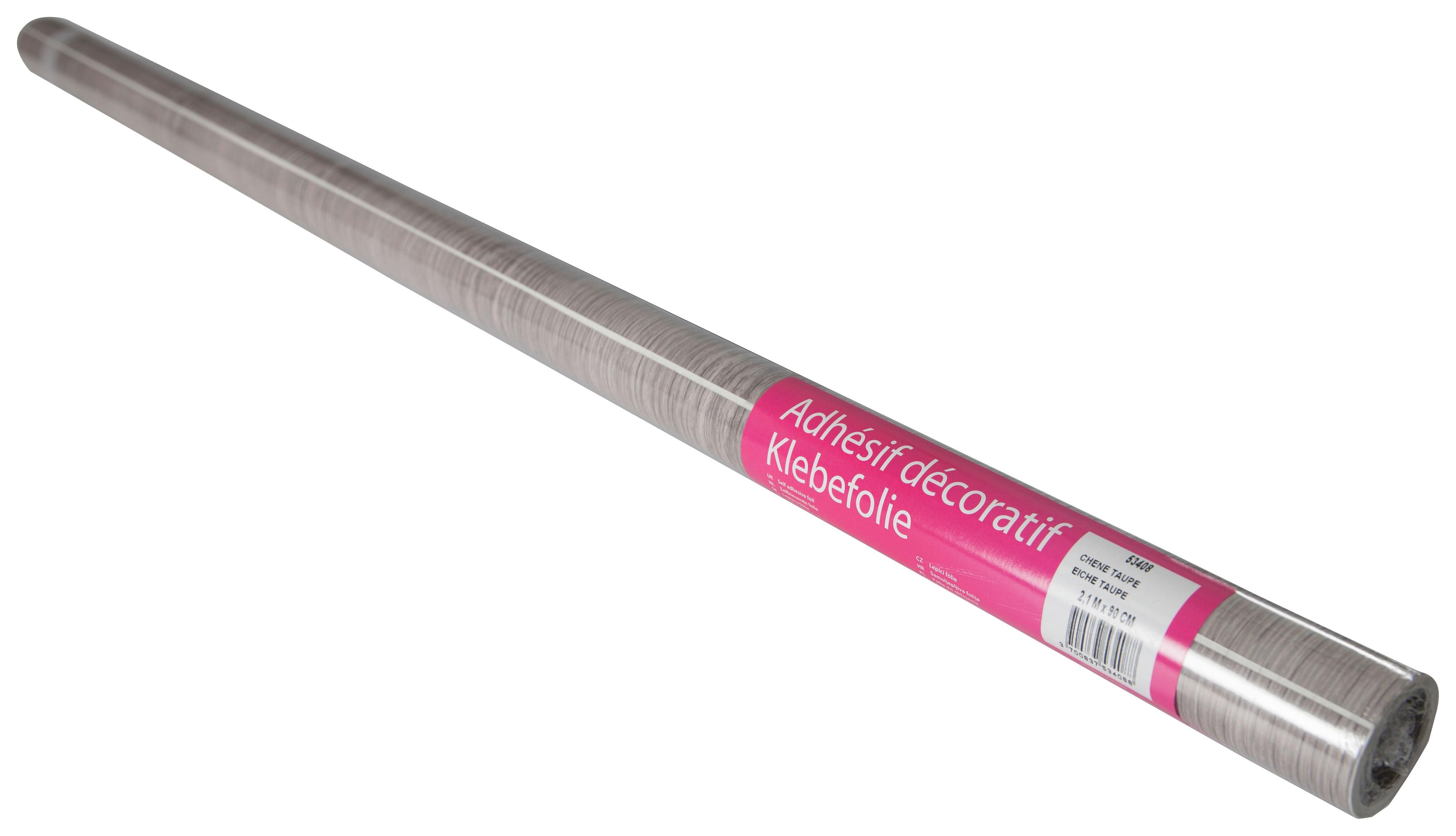 Klebefolie Eichenholz-optik Taupe Basic-Line 67,5x150 Cm - Eichefarben, Kunststoff (67,5/150cm)