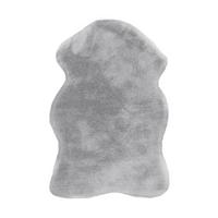 Kunstfell Rabbit Blau/Grau 60x90 cm Textil - Blau/Grau, Trend, Textil (60/90cm) - Kayoom