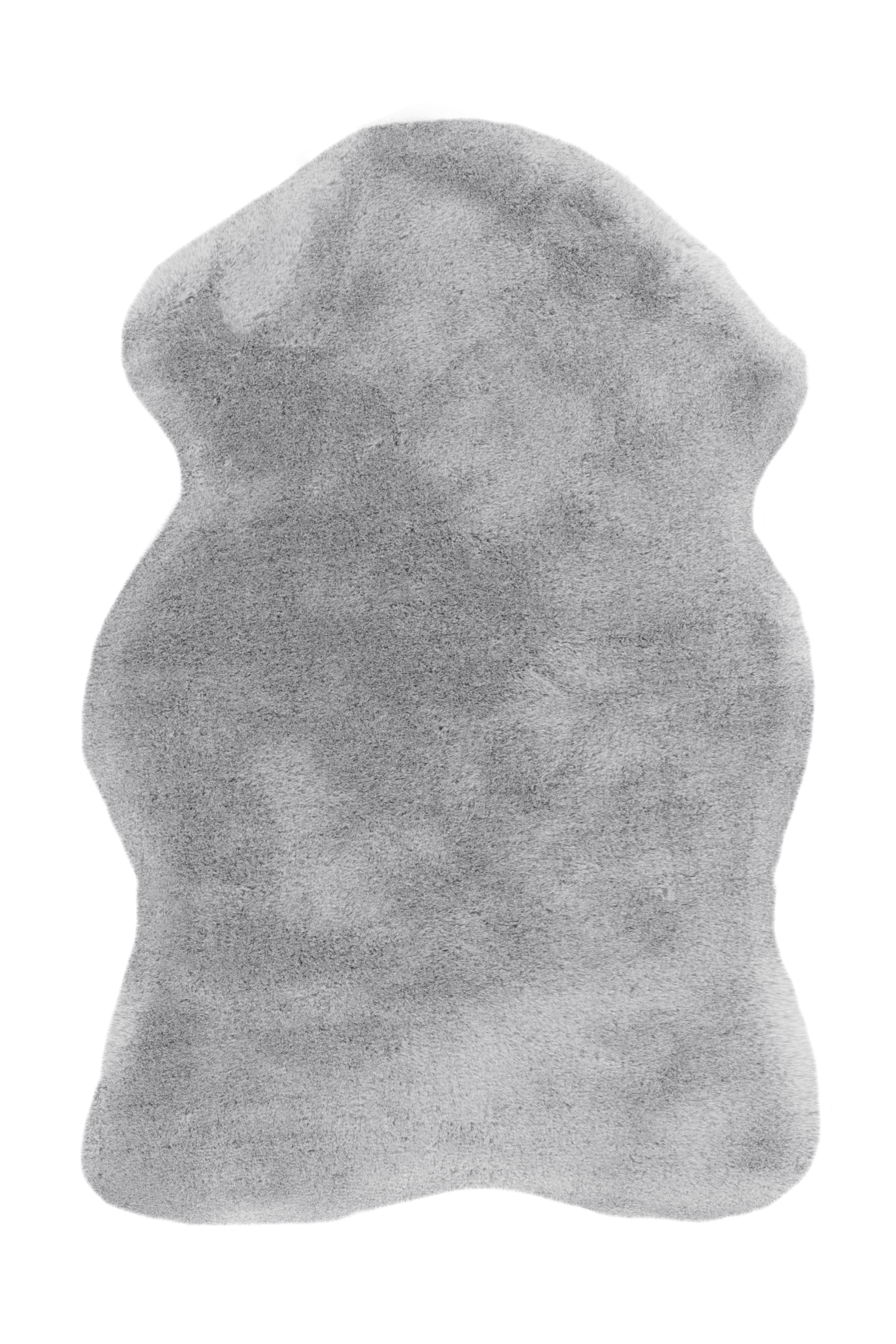 Kunstfell Rabbit Blau/Grau 60x90 cm Textil