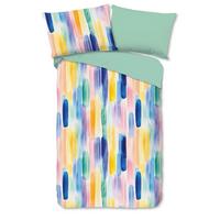 WENDEBETTWÄSCHE MAGUS - Blau/Gelb, Basics, Textil (140/200cm)