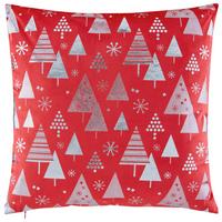Díszpárna Esther Kb. 45/45cm - piros, Konventionell, textil (45/45cm) - Ondega