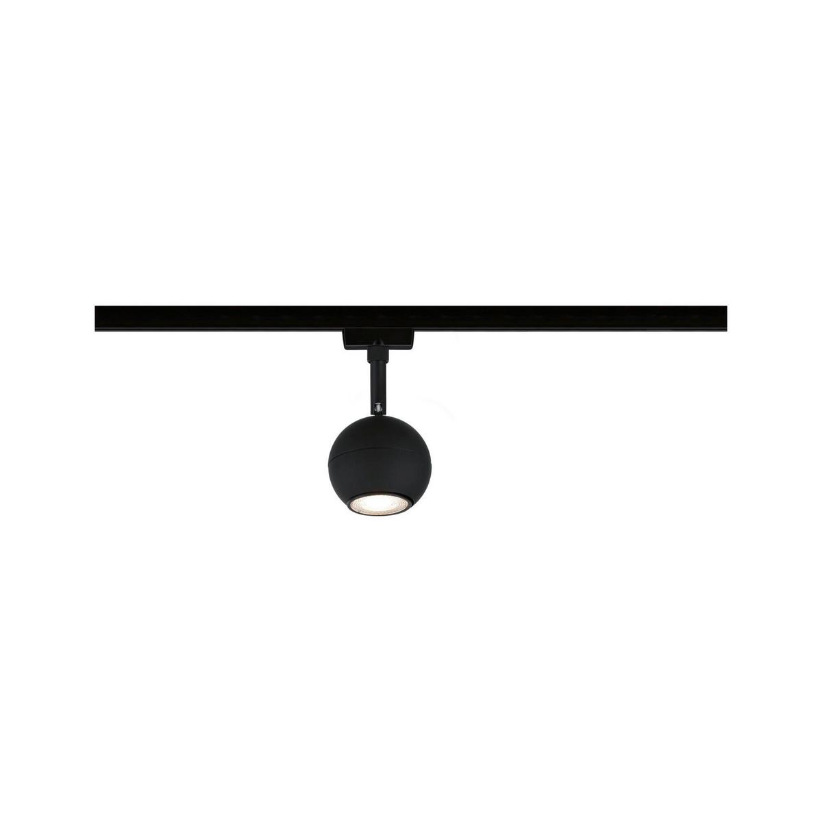 Schienensystem-strahler 96989 Urail Tup - Schwarz, Design, Metall (8,0/15,9cm) - Paulmann