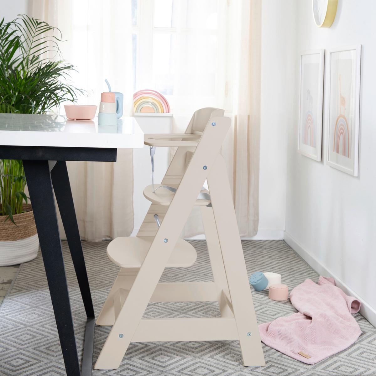 Treppenhochstuhl 'Sit Up Flex' kaschmir - Kaschmir, MODERN, Holzwerkstoff (44,5/80/54cm) - Roba