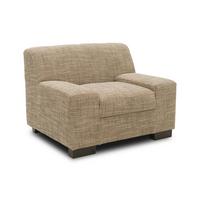 Polstersessel Norma Braun/beige Webstoff - Wengefarben/Beige, Design, Textil (103/69/87cm) - MID.YOU