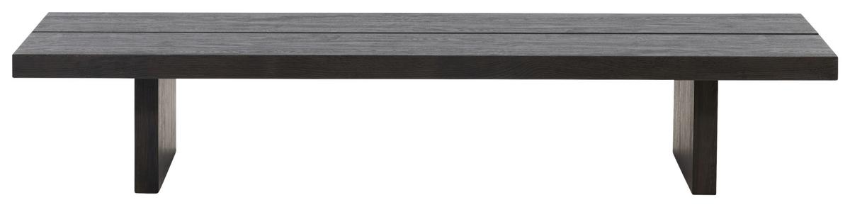 Couchtisch Lancester - Schwarz, Design, Holz (140/60/25cm) - Livetastic